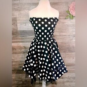 Hearts & Roses Polka Dot Dress